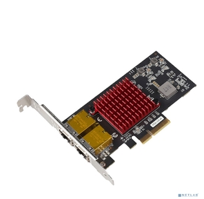 Сетевой адаптер /  Сетевой адаптер PCI-E x4,  Intel X550AT2,  2x10GBase-T / 5GBase-T / 2.5GBase-T