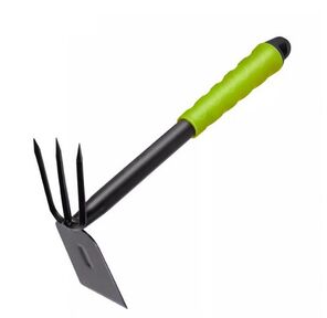 Мотыжка садовая ручная двухсторонняя Deli DL580814  длина 30 см,  защита от ржавчины и коррозии,  противоскользящая рукоять