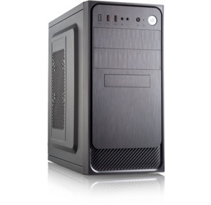 Корпус с блоком питания 450Вт. /  Сase Forza mATX,  450W,  2xUSB3.0,  Black,  w / o FAN,  12 cm fan PSU,  power cord