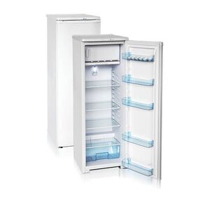 Узкий однокамерный холодильник с морозильным отделением B-107 Бирюса Белый 220 / 193 / 27л