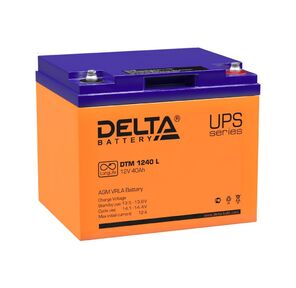 Delta DTM 1240 L  (40 А\ч,  12В) свинцово- кислотный аккумулятор