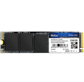 Накопитель SSD Netac PCI-E 3.0 256Gb NT01NV2000-256-E4X NV2000 M.2 2280