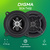 Колонки автомобильные Digma DCA-T402 180Вт 86дБ 4Ом 10см  (4дюйм)  (ком.:2кол.) коаксиальные двухполосные
