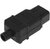 Вилка Lanmaster IEC 60320 C19 16A 250V разборная черная