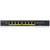 PoE+ Zyxel GS1100-10HP,  8xGE PoE+,  2xSFP,  настольный,  бесшумный,  бюджет PoE 130 Вт,  Kensigton lock