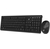 Клавиатура + мышь Оклик S269W клав:черный мышь:черный USB беспроводная slim Multimedia  (2070303)
