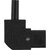 Lanmaster LAN-IEC-320-C13 / 90 Вилка IEC 60320 C13,  10A,  250V,  угловая,  разборная,  черная