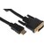 Кабель DVI-D- HDMI  24M / 19M   1.8м,  позолоченные контакты,  ферритовые кольца