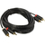 Vention bcmbi Кабель аудио 2RCA M / 2RCA M - 3м Чёрный