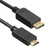 Кабель аудио-видео Buro v. 1.2 DisplayPort  (m) / HDMI  (m) 5м. Позолоченные контакты черный  (BHP DPP_HDMI-5)