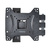 Kromax OPTIMA-404 black {Кронштейн для LED / LCD телевизоров 15"-55",  max 25 кг,  настенный,  5 ст свободы,  наклон +5°-12°,  поворот ±90°,  от стены 68.5-322 мм,  max VESA 400x400 мм}
