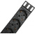 PDU 9 розеток DIN49440  (нем. cтанд.) 1U,  шнур 2м вилка DIN49441  (нем. станд.),  алюминиевый профиль,  черный