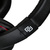 Наушники с микрофоном Oklick HS-L380G черный / красный 1.8м мониторы оголовье  (JD-032)