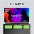 Телевизор QLED Digma 50" DM-LED50UQB31 Google TV Frameless Metal черный / черный 4K Ultra HD 60Hz MEMC DVB-T DVB-T2 DVB-C DVB-S DVB-S2 USB WiFi Smart TV