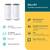 Домашняя Mesh Wi-Fi система TP-Link Deco E4 (2-pack),  AC1200 ,  2 устройства,  до 300 Мбит / с на 2, 4 ГГц + до 867 Мбит / с на 5 ГГц,  2 встр. антенны,  2x10 / 100 Мбит / с  (автоопределение WAN / LAN)