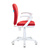 Кресло детское Бюрократ KD-W10AXSN / 26-22 красный 26-22  (пластик белый)
