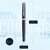Ручка перьев. Waterman Hemisphere  (CWS0920810) Matte Black CT F сталь нержавеющая подар.кор.