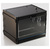 Hyperline TWB-FC-2245-GP-RAL9004 шкаф настенный 19-дюймовый  (19"),  22U,  600x450 мм,  стеклянная дверь с перфорацией по бокам,  ручка с замком,  с возможностью установки на ножки,  цвет черный