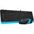 Клавиатура + мышь A4 Fstyler F1010 клав:черный / синий мышь:черный / синий USB