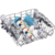 Посудомоечная бытовая машина HOMSair DW67M /  встраиваемая,  598х815х550 мм,  14 комплектов,  6 программ,  47 дБ,  А++,  расход воды - 11 л.