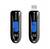 Флеш накопитель 128GB Transcend JetFlash 790,  USB 3.0,  Черный / Синий