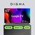 Телевизор QLED Digma 65" DM-LED65UQB31 Google TV Frameless Metal черный / черный 4K Ultra HD 60Hz MEMC DVB-T DVB-T2 DVB-C DVB-S DVB-S2 USB WiFi Smart TV