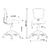 Кресло детское Бюрократ CH-W204 / F оранжевый бэнг крестов. пластик подст.для ног пластик белый