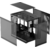 корпус Ocypus Iota C70 BK ARGB,  ATX,  Type-C (3.1)*1,  USB3.0*2,  BOTTOM 3x120mm ARGB,  REAR 1x120mm ARGB,  MB SIDE 2x120mm ARGB