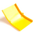 Крышка внешнего изгиба 45° оптического лотка 120 мм,  желтая