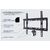 Kromax IDEAL-3 new black,   Кр. стал. наст. для TV 22"-65",  max 50 кг,  0 ст св.,  от ст. 23 мм,  max VESA 400x400 мм.