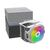 Кулер для CPU ALSEYE i600-W,  Two fans version Product size：144*121*159mm TDP：270W Soldering technology CD texture Application: Intel：LGA115X、1200、1700、1366、2011 AMD：AM4