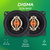 Колонки автомобильные Digma DCA-S402 160Вт 86дБ 4Ом 10см  (4дюйм)  (ком.:2кол.) коаксиальные двухполосные