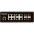 OSNOVO Промышленный гигабитный L2+ коммутатор на 12 портов ,  8*10 / 100 / 1000Base-T,  4*SFP 1000Base-X,  БП опционально