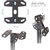 Kromax COBRA-4 серый 15"-75" Кронштейн для телевизора макс. 65кг потолочный поворот