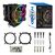 Кулер Alseye H120D Universal,  TDP 200W,  Heat Pipe:O6mm 6pcs,  800~2000RPM,  11.6-35.3dB (A),  RGB,  RTL