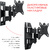 Holder LCDS-5039 Кронштейн настенный 10-26" 100х100,  наклон 15º,  поворот 350º,  от стены 442мм,  3 колена