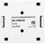 Настенная информационная розетка RJ45 8P8C,  кат.5Е UTP,  2-порта,  белая