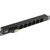 ITK PDU 6 розеток DIN49440  (нем. cтанд.),  с автоматом на 10А, 1U,  без шнура,  вх. IEC320 C14,  алюминиевый профиль,  черный