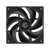 Вентилятор ID-Cooling AF-125-K 120x120mm 4-pin 14-30dB 170gr Ret