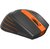 Мышь A4 Fstyler FG30 серый / оранжевый оптическая  (2000dpi) беспроводная USB