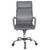 Бюрократ CH-993 / grey,  Кресло,  иск.кожа,  высокая спинка,   крестовина хром
