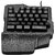 Игровой блок Oklick 701G IRON FIST черный USB for gamer LED  (подставка для запястий)