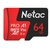 Флеш-накопитель NeTac Карта памяти Netac MicroSD P500 Extreme Pro 64GB,  Retail version card only