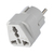 GoPower 00-00025058 Адаптер-переходник сетевой,  универсальный EU 1р.С / З белый