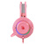 Наушники с микрофоном A4 Bloody G521 розовый 2.3м мониторные USB оголовье  (G521  ( PINK ))