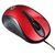 Мышь Oklick 385M черный / красный оптическая  (1000dpi) USB для ноутбука  (3but)