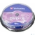 Диск DVD+R Verbatim 4.7Gb 16x Cake Box  (10шт)  (43498)