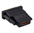 Переходник HDMI-19M  (F)  /   DVI-D  (M) с позол. конт.
