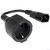 Gembird PC-SFC14M-01 Cablexpert кабель-перходник питания,  0.15м,  IEC C14 -> Schuko  (евро-розетка)