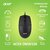 Мышь Acer OMW126 черный оптическая  (1000dpi) USB  (3but)